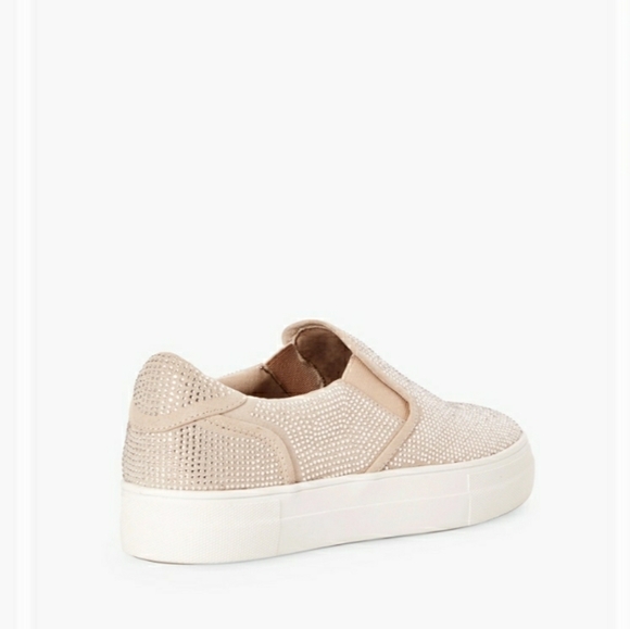 Slip on rhinestone sneakers size 8.5 - Picture 2 of 4